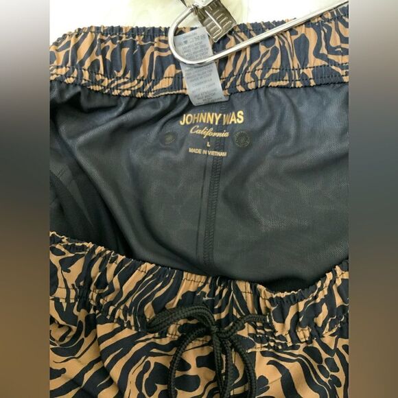 Johnny Was NWOT Mens Swim Trunk Boho Sz large - Picture 5 of 5